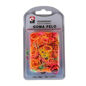 Elastici Colorati GOMA PELO 12 Pezzi per Capelli Rif. 13601 - Product Image 2