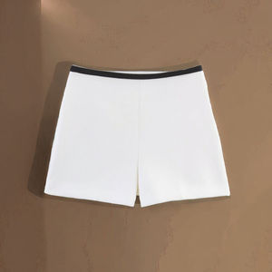 Shorts Casuales de Verano para Mujer, Elegantes, Vintage, de Cintura Alta, con Ribete de Color, Transpirables, Nueva Colección - Product Image 1