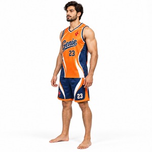 Conjunto de Uniforme de Baloncesto para Hombre, Camiseta y Pantalones Cortos, Ropa Deportiva Transpirable y Ligera para Entrenamiento, Competencia, Juego, Práctica y Equipo - Product Image 3
