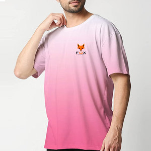 T-shirt Homme Col Rond Oversize Confortable Respirant Personnalisé avec Logo Imprimé Style Urbain 100% Coton Écologique Séchage Rapide - Product Image 3