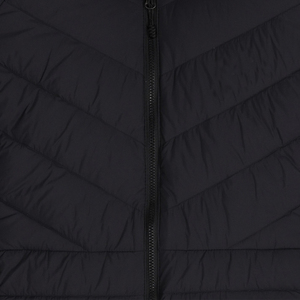 <b>Men's</b> <b>Black</b> Hooded Puffer Jacket Windproof polyester wadding Casual Winter Wear Regular Fit Polyester Material <b>men</b> bubble coat - Product Image 3