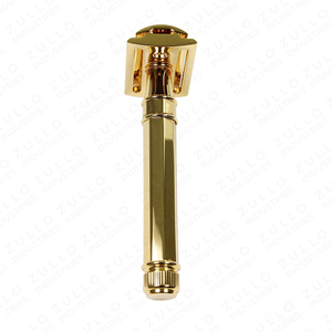มีดโกนสองคมเคลือบทองพรีเมียม สีตามสั่ง รับผลิตแบบ OEM แบรนด์ส่วนตัว สำหรับการดูแลความสะอาดแบบมืออาชีพ - Product Image 5
