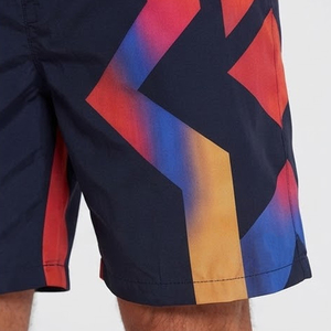 Ensemble coupe-vent décontracté deux pièces pour homme avec logo personnalisé, style tendance, survêtement coupe-vent et short - Product Image 5