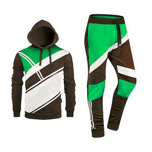 Ensemble de survêtement en coton pour homme avec logo personnalisé en relief 3D, coupe-vent et style unique, décontracté, mode, pour l'université, l'école ou le campus - Product Image 4