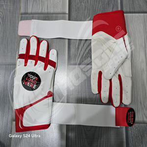 Guantes de Bateo TRQSONS Personalizables para Lanzador de Béisbol, de Cuero Genuino, Impermeables, Aislantes y de Puño Largo - Product Image 6