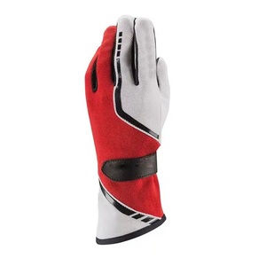 Guantes de Carreras de Dedo Completo Rojos y Blancos con Paneles Antideslizantes, Cierre de Gancho y Bucle, para Hombre, Transpirables, Impermeables, de Invierno, de Poliéster y Algodón - Product Image 5