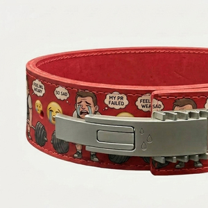 เข็มขัดยกน้ำหนักหนังแท้แบบหนาพิเศษ พร้อมคันโยก รองรับหลังอย่างมืออาชีพ เหมาะสำหรับการยกน้ำหนักและการออกกำลังกายในยิม - Product Image 6