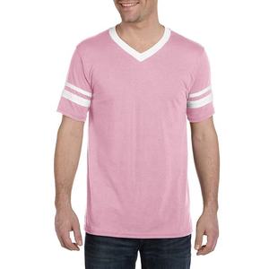 Camiseta con cuello en V para hombre superventas, Jersey de algodón 100% suave y cómodo con logotipo personalizado, camiseta interior básica para verano - Product Image 2