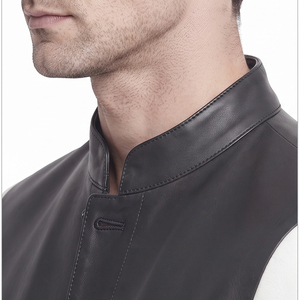 Men's Genuine Cowhide <b>Leather</b> <b>Blazer</b> Custom Design Men's Fashion <b>Leather</b> <b>Blazer</b> OEM Men's <b>Leather</b> <b>Blazer</b> - Product Image 5