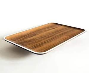 Plateau de service rectangulaire en bois d'acacia écologique pour charcuterie, fromages, sushis, fruits, desserts, apéritifs et collations - Product Image 5