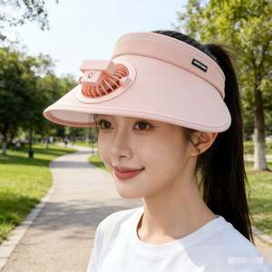 Ventilateur portable rechargeable en forme de bonbon, 1 tête, 300 mAh, 3 vitesses - Vente chaude en gros - Product Image 3