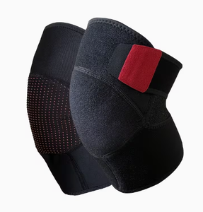 Genouillère de soutien en néoprène épais, isolante, avec fermeture auto-agrippante réglable, unisexe, pour l'hiver - Product Image 4