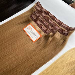 Clip en gros dans l'extension de cheveux 100 cheveux humains brut vietnamien Double dessiné Invisible sans couture Clip en extension - Product Image 5