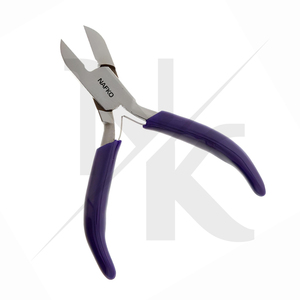 Pince coupante miniature en acier inoxydable de qualité supérieure, outil de fabrication de bijoux, outil de bricolage, poignée violette, outil pour la pose de bijoux, format de poche - Product Image 4
