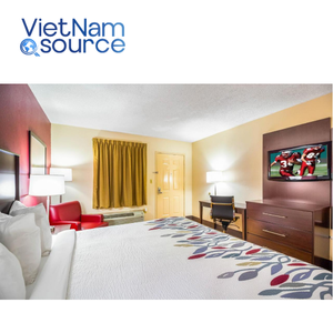 CaseGoods hôtel 5 étoiles de luxe personnalisé en usine ensemble de chambre d'hôtel cadre de lit King ensembles de chambre d'hôtel qualité supérieure pour Red Roof Inn - Product Image 2