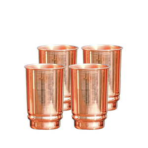 Vaso de Cobre Puro Resistente y Duradero con Material Grueso y Robusto para Decoración de Mesa en Bodas y Fiestas a Precio de Mayoreo - Product Image 5
