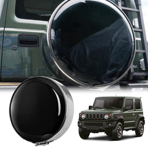 Cubierta de Acero Inoxidable para Llanta de <span class=keywords><strong>Repuesto</strong></span> de <span class=keywords><strong>Suzuki</strong></span> <span class=keywords><strong>Jimny</strong></span> JB64W JB74W, 5 Puertas y 3 Puertas, 2026 - Product Image 1