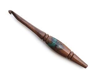Hot Sale Knitting Needles Resin Custom Colored Solid Soft Handle <b>Crochet</b> <b>Hook</b> Wooden <b>Crochet</b> <b>Hook</b> Shape Smooth Finish - Product Image 1