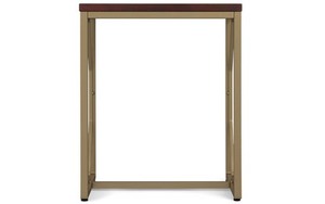 Mesa de Centro Moderna con Cubierta de Madera y Estructura Metálica para Sala de Estar - Product Image 5
