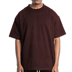 T-shirts pour hommes à manches courtes, col rond, tissu épais, anti-transpiration, décontractés - Product Image 1