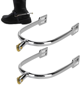 Espuelas de equitación con material de acero inoxidable, venta al por mayor y personalización disponible para uso ecuestre, la mejor calidad. - Product Image 5