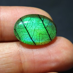 Green Fire <b>Opal</b> Doublet Monarch Gemstone Fire <b>Opal</b> Handmade Stone Jewelry Butterfly <b>Opal</b> Doublet Pendant Jewelry Making Stone - Product Image 2