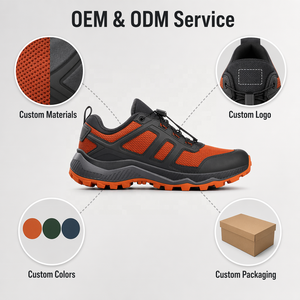 Chaussures <span class=keywords><strong>de</strong></span> trail légères personnalisées avec logo pour hommes et femmes, respirantes en mesh, baskets <span class=keywords><strong>de</strong></span> sport d'extérieur, fabrication OEM ODM, faible MOQ - Product Image 4