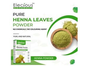 Polvo de henna natural Elecious para el color y crecimiento del cabello (200 gramos) - Product Image 3