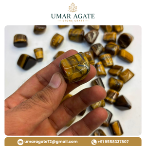 หินไทเกอร์อายธรรมชาติแบบขัดเงา – คริสตัลไทเกอร์อายสีน้ำตาลทองขัดเงาสำหรับขายส่ง - Product Image 3