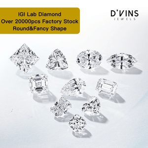 Diamante CVD Suelto en Forma de Pera de D'vins Jewels, 0.5ct, Color D, VS2, Corte Excelente, Cultivado en Laboratorio, Certificado IGI - Product Image 3