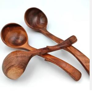 Cuchara de Madera de la Mejor Calidad para Cocina, Acabado Liso, Segura para Utensilios Antiadherentes, Herramienta para Cocinar y Servir a Precio de Exportación - Product Image 4