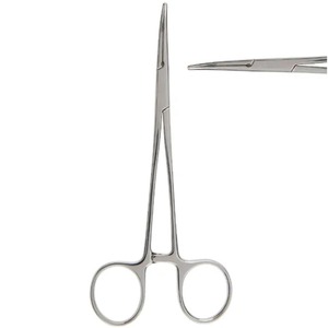 ผู้ผลิตเครื่องมือแพทย์คีมคีบยุงแบบตรงและแบบโค้งคุณภาพพรีเมียม - Product Image 1