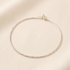 Divyoro TWISTED WIRE-SNAKE SILVER PAYAL - Product Image 2