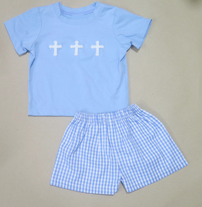 Collection pour garçons. Broderie au nœud français. Vente en gros depuis le Vietnam. - Product Image 3