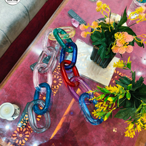 งานศิลปะทำมือจากเรซิ่นอีพ็อกซี่รูปโซ่เอนกประสงค์สำหรับตกแต่งผนัง  งาน DIY  ของตกแต่งห้องรูปนางฟ้าแบบสั่งทำได้ - Product Image 1