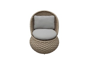 Conjunto de Sofás de Exterior de 5 Piezas con Cuerdas Trenzadas, Estilo Contemporáneo, con Cojines Cómodos, Muebles Modernos para Jardín y Patio, para el Hogar y Resorts - Product Image 2