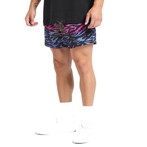 Men's Sublimation Printed <b>Animal</b> <b>Pattern</b> Shorts Quick Dry Elastic Waist Casual Short Pants 100% Polyester - Product Image 2