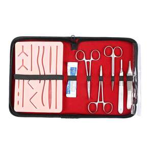 Suture Practice Kit for Medical Students <b>Silicone</b> Pad Suturing Kit with <b>Tools</b> By Dentavex - Product Image 1