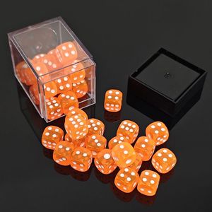 SIDED HANDMADE RESIN PATTERN ECO-friendly Portable 6 Sided Acrylic Round Corner Standard Game D6 Dice for Yahtzee Game - Product Image 4