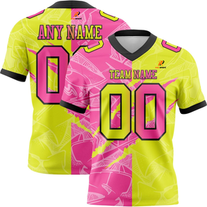 Vêtements de sport, vêtements d'entraînement, maillot de foot col en V unisexe, service OEM, maillots de foot personnalisés par sublimation - Product Image 6