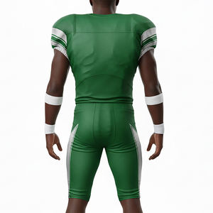 Nuevo Diseño de Uniforme de Fútbol Americano, Color Verde Sólido, Ropa de Entrenamiento para Hombre, Uniforme de Fútbol Antibacteriano - Product Image 5