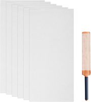 Ruban de protection professionnel pour batte de cricket, fibre de verre de haute qualité, finition transparente, forte adhérence, surface de batte 3WICKETS