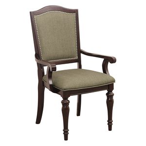 Poltrone con finitura ciliegia scuro Set di 2 schienali rivestiti per schienali mobili in legno per soggiorno Set di poltrone - Product Image 1