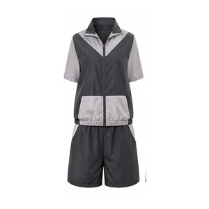 Survêtement de sport en coton pour femme, style streetwear, écologique, léger, tenue de course, vente en gros - Product Image 1