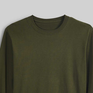 Camiseta de Verano para Hombre, Ajustable y Cómoda, de Manga Larga, Cuello Redondo, Costuras de Alta Calidad, Material Suave, con Logotipo - Product Image 2