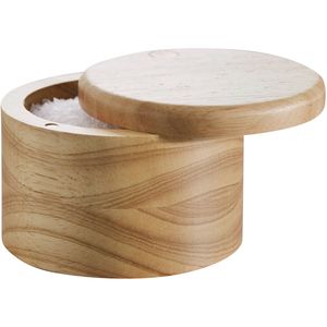 Boîte de rangement pour sel et poivre en bois de teck, forme et taille personnalisées, écologique, passe au lave-vaisselle et au four, qualité supérieure, ustensiles de cuisine, bol à épices - Product Image 5