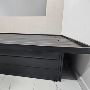 Premium Metal Platform <b>Bed</b> <b>Frame</b> Steel Base with Storage Heavy Duty Mattress Support No Box Spring for Hotel <b>Beds</b> - Product Image 2