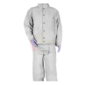Traje de Soldadura de Cuero de Alta Calidad con Protección Transpirable Ignífuga, Resistente al Calor hasta 1000°C para Industrias de Soldadura - Product Image 2