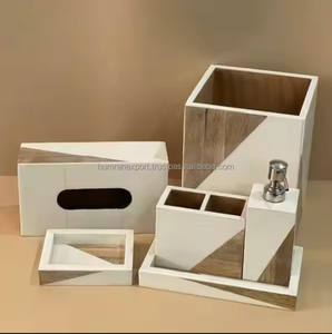 Handmade Resin Bathroom Accessories Perfect For Small And Large Bathrooms Includes Soap Dish <b>Toothbrush</b> <b>Holder</b> - Product Image 2