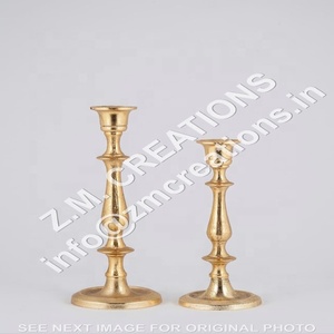 Ensemble de bougeoirs en cuivre pour décoration intérieure, bougeoirs en métal durables, décoration de mariage, décoration de Noël, centre de table - Product Image 4